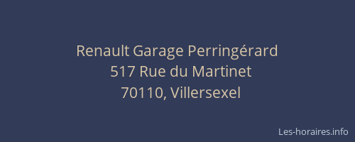 Renault Garage Perringérard
