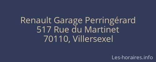 Renault Garage Perringérard