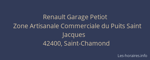 Renault Garage Petiot