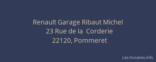 Renault Garage Ribaut Michel
