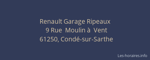 Renault Garage Ripeaux