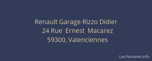 Renault Garage Rizzo Didier