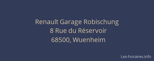 Renault Garage Robischung
