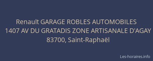 Renault GARAGE ROBLES AUTOMOBILES