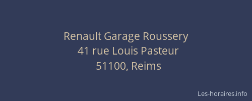 Renault Garage Roussery