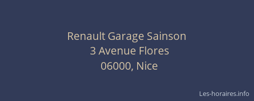 Renault Garage Sainson