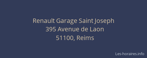 Renault Garage Saint Joseph