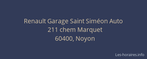 Renault Garage Saint Siméon Auto