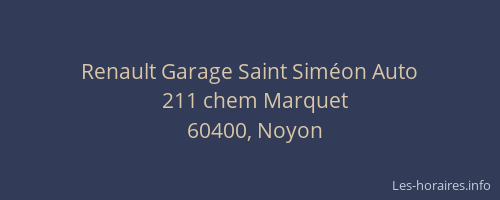 Renault Garage Saint Sim&eacute;on Auto