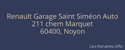 Renault Garage Saint Siméon Auto
