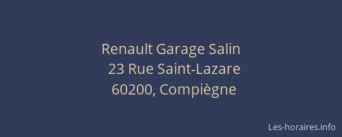 Renault Garage Salin