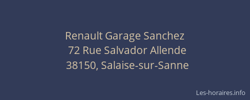 Renault Garage Sanchez