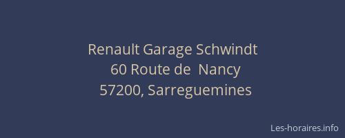 Renault Garage Schwindt
