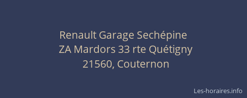 Renault Garage Sechépine
