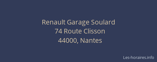 Renault Garage Soulard