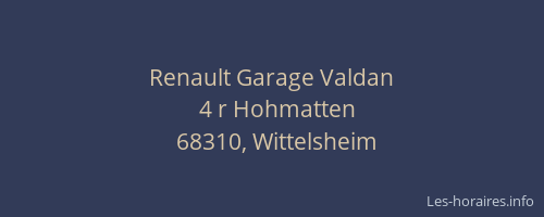 Renault Garage Valdan