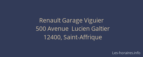 Renault Garage Viguier