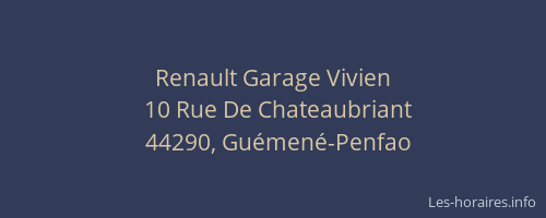 Renault Garage Vivien