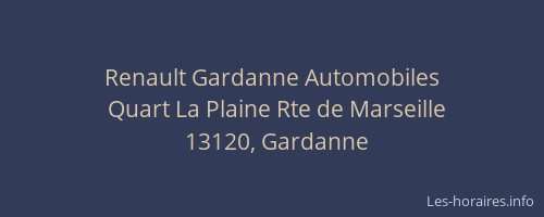 Renault Gardanne Automobiles