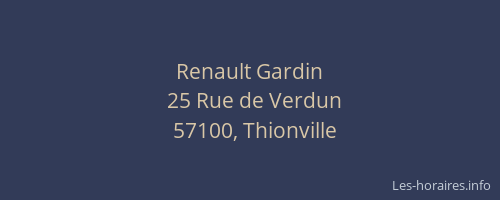 Renault Gardin