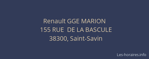 Renault GGE MARION