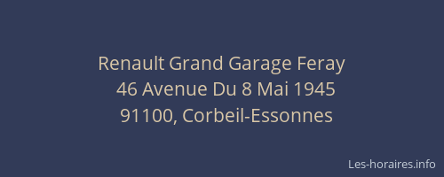 Renault Grand Garage Feray