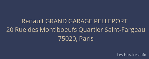 Renault GRAND GARAGE PELLEPORT