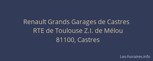 Renault Grands Garages de Castres