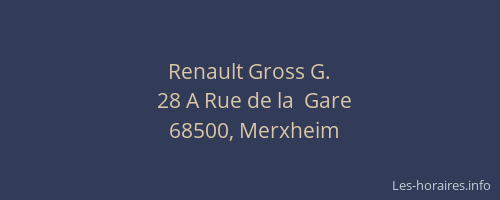 Renault Gross G.