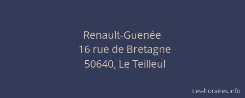 Renault-Guen&eacute;e