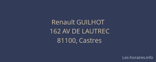 Renault GUILHOT