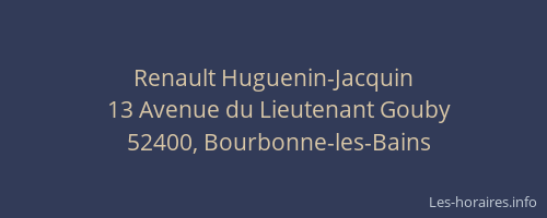 Renault Huguenin-Jacquin
