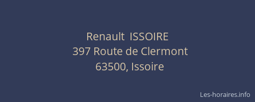 Renault  ISSOIRE