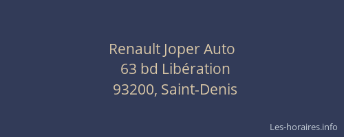Renault Joper Auto
