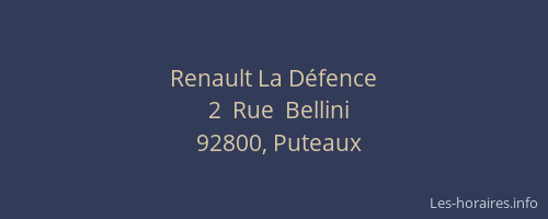 Renault La Défence