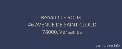 Renault LE ROUX