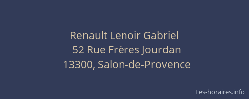 Renault Lenoir Gabriel