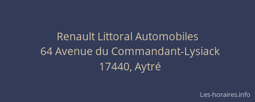 Renault Littoral Automobiles
