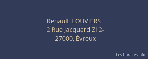 Renault  LOUVIERS