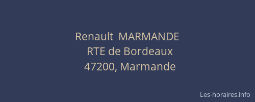 Renault  MARMANDE