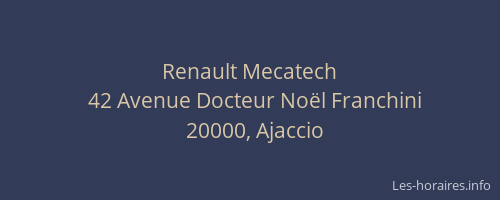Renault Mecatech