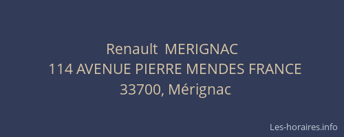 Renault  MERIGNAC