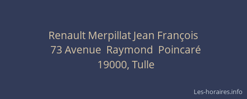 Renault Merpillat Jean Fran&ccedil;ois