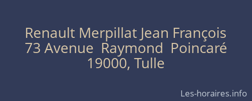 Renault Merpillat Jean François