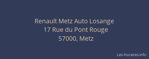 Renault Metz Auto Losange