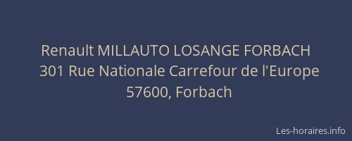 Renault MILLAUTO LOSANGE FORBACH