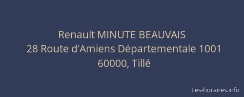 Renault MINUTE BEAUVAIS