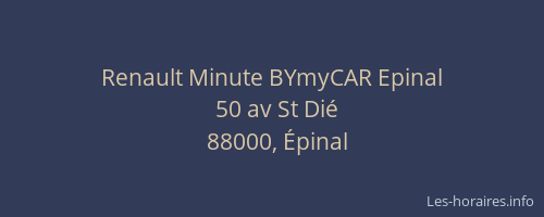 Renault Minute BYmyCAR Epinal