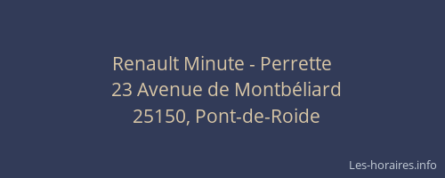 Renault Minute - Perrette