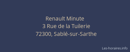 Renault Minute